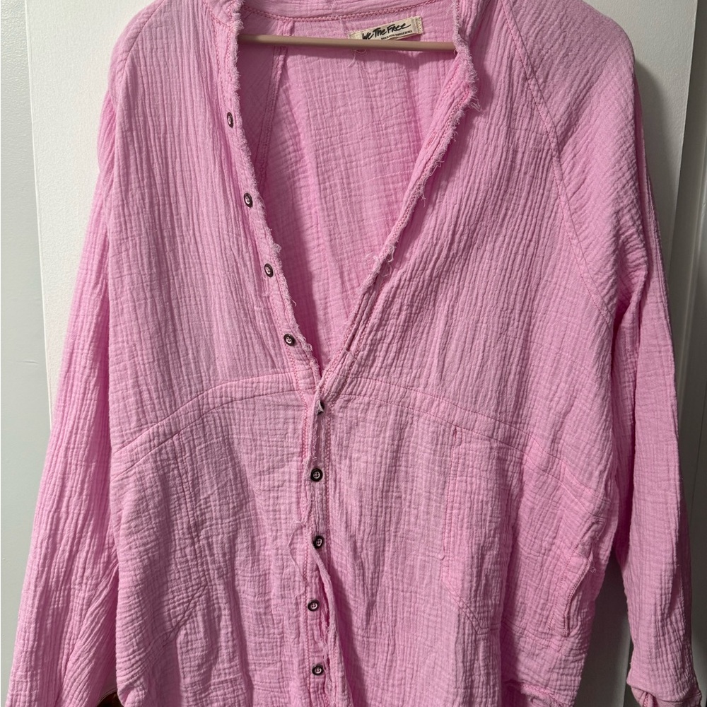 We the free summer daydream button down